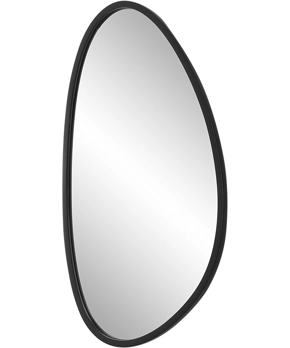 21x36" Wall Mirror Matte Black - Image 6
