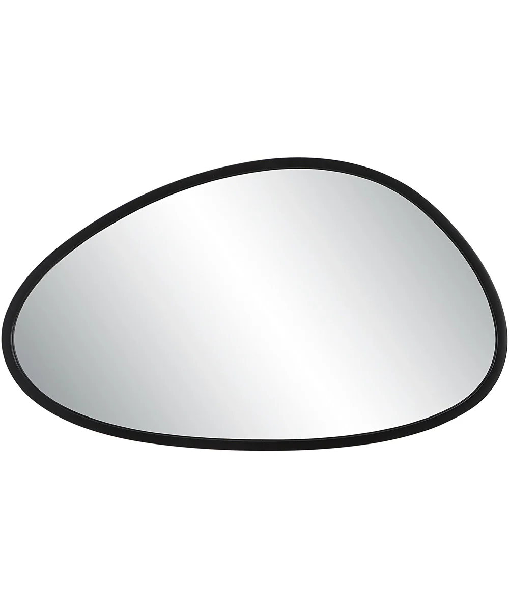 21x36" Wall Mirror Matte Black - Image 7
