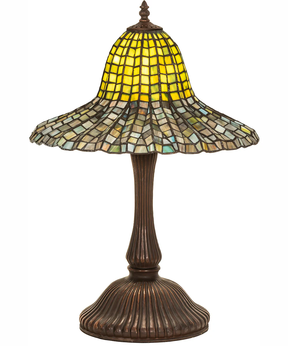 22" High Tiffany Bell Table Lamp - Image 2