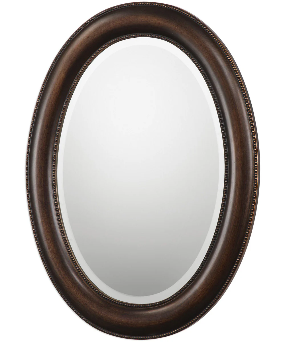 22x30" Wall Mirror Dark Bronze with Antique Gold - Image 3