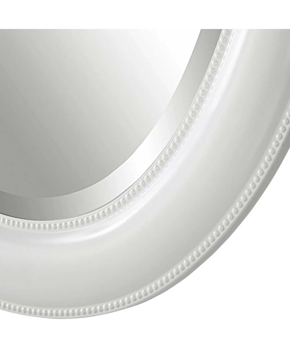 22x30" Wall Mirror in a Clean Crisp White Finish - Image 5
