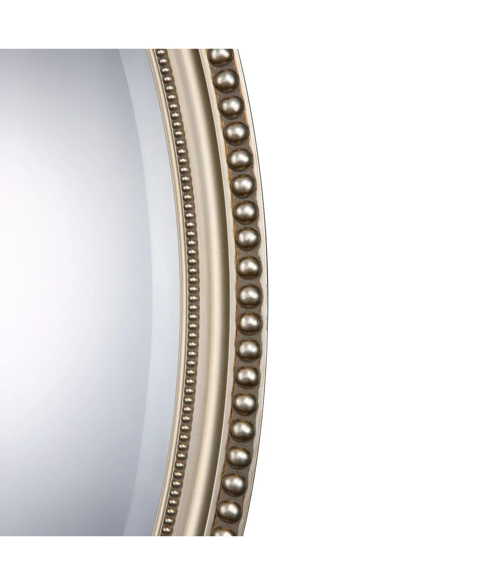 22x32" Wall Mirror Metallic Silver with Subtle Brown Antiquing - Image 4