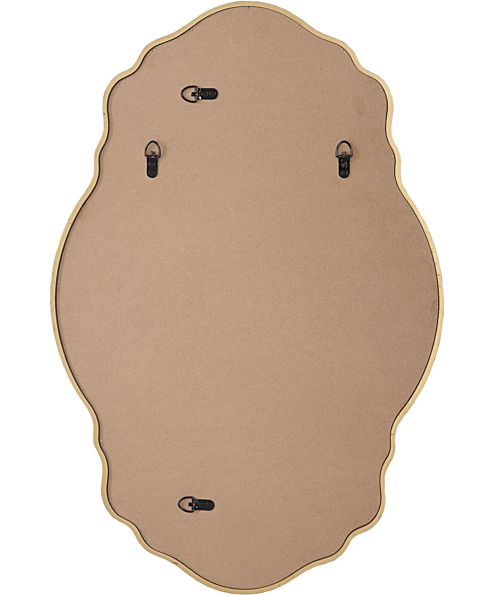 22x33" Wall Mirror in Gold with an Amber Glaze - Image 6