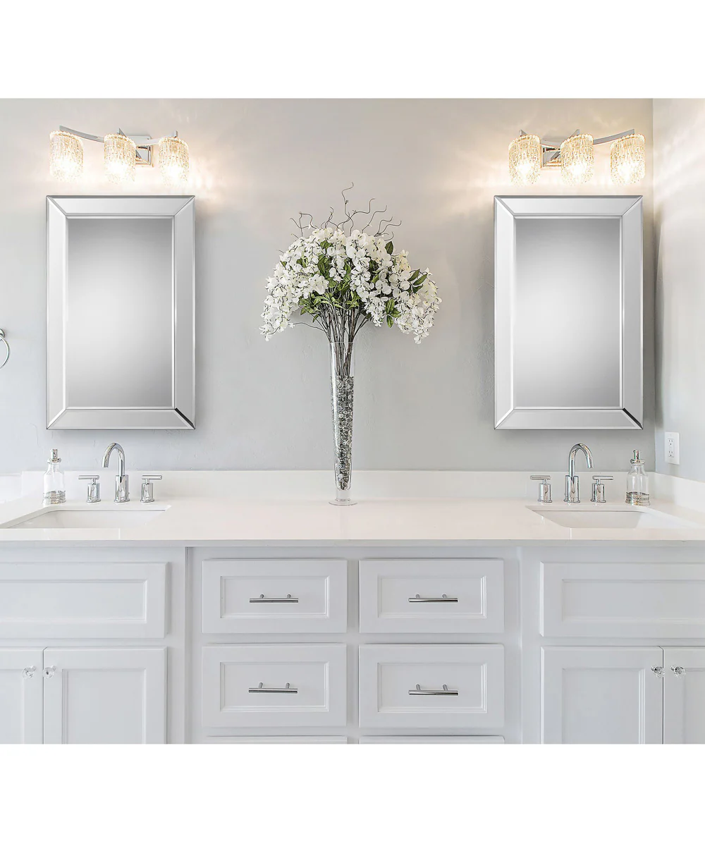 22x34" Beveled Wall Mirror Panels - Image 2
