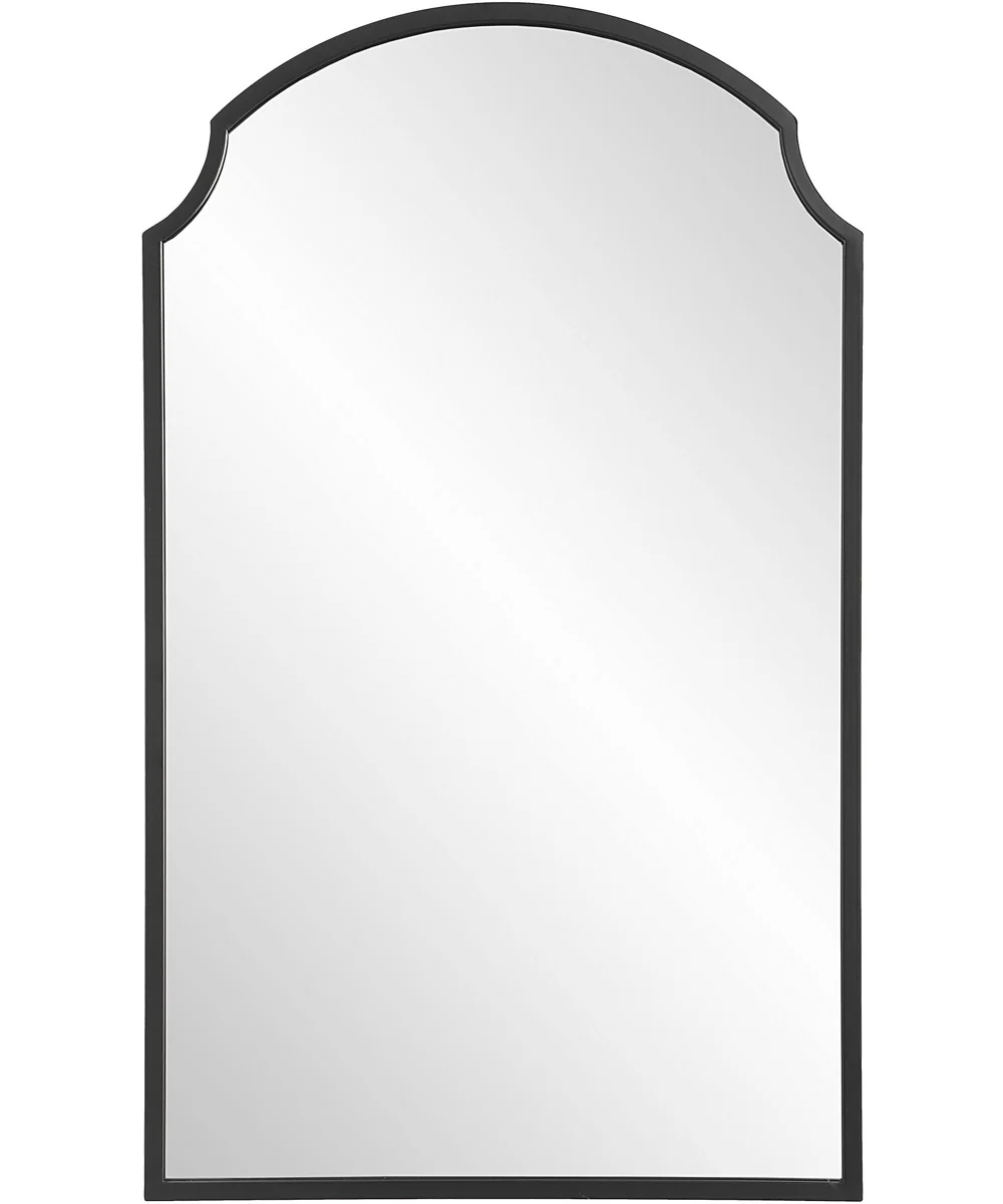 22x36" Wall Mirror in Satin Black
