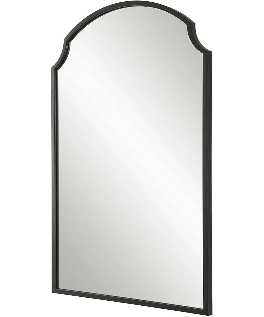 22x36" Wall Mirror in Satin Black - Image 4