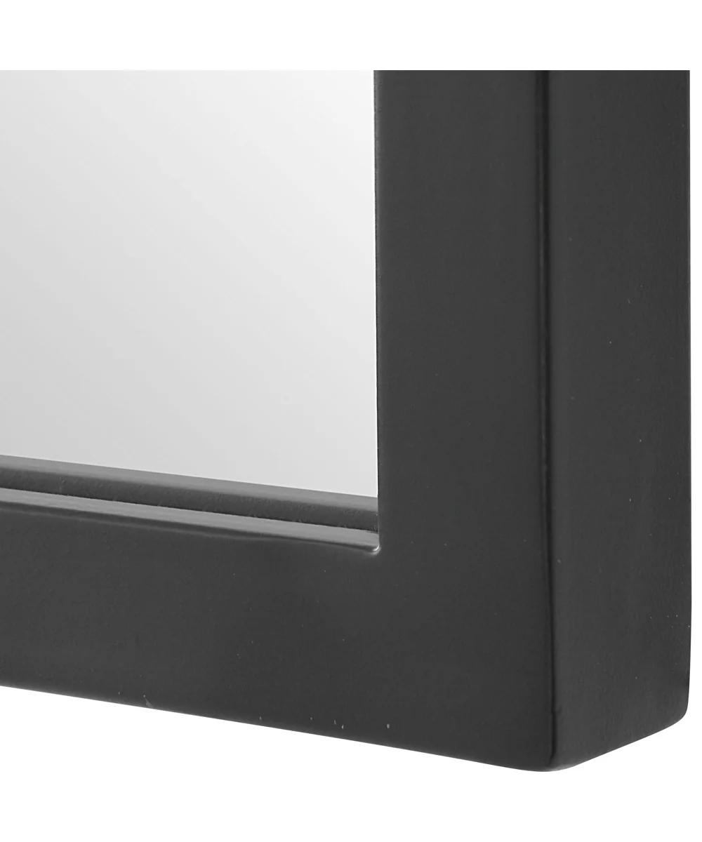 22x36" Wall Mirror in Satin Black - Image 6