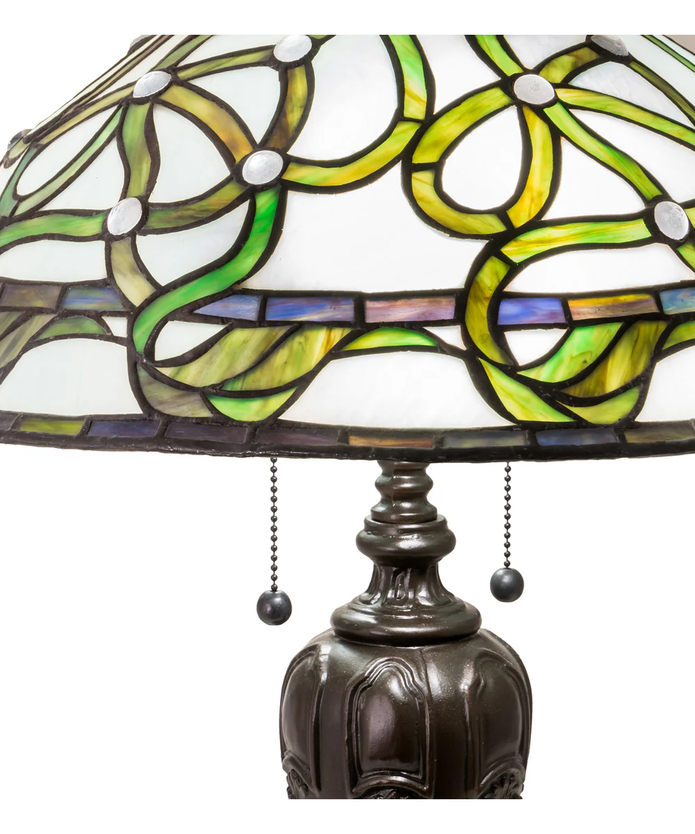 23" High Mediterranean Table Lamp - Image 4