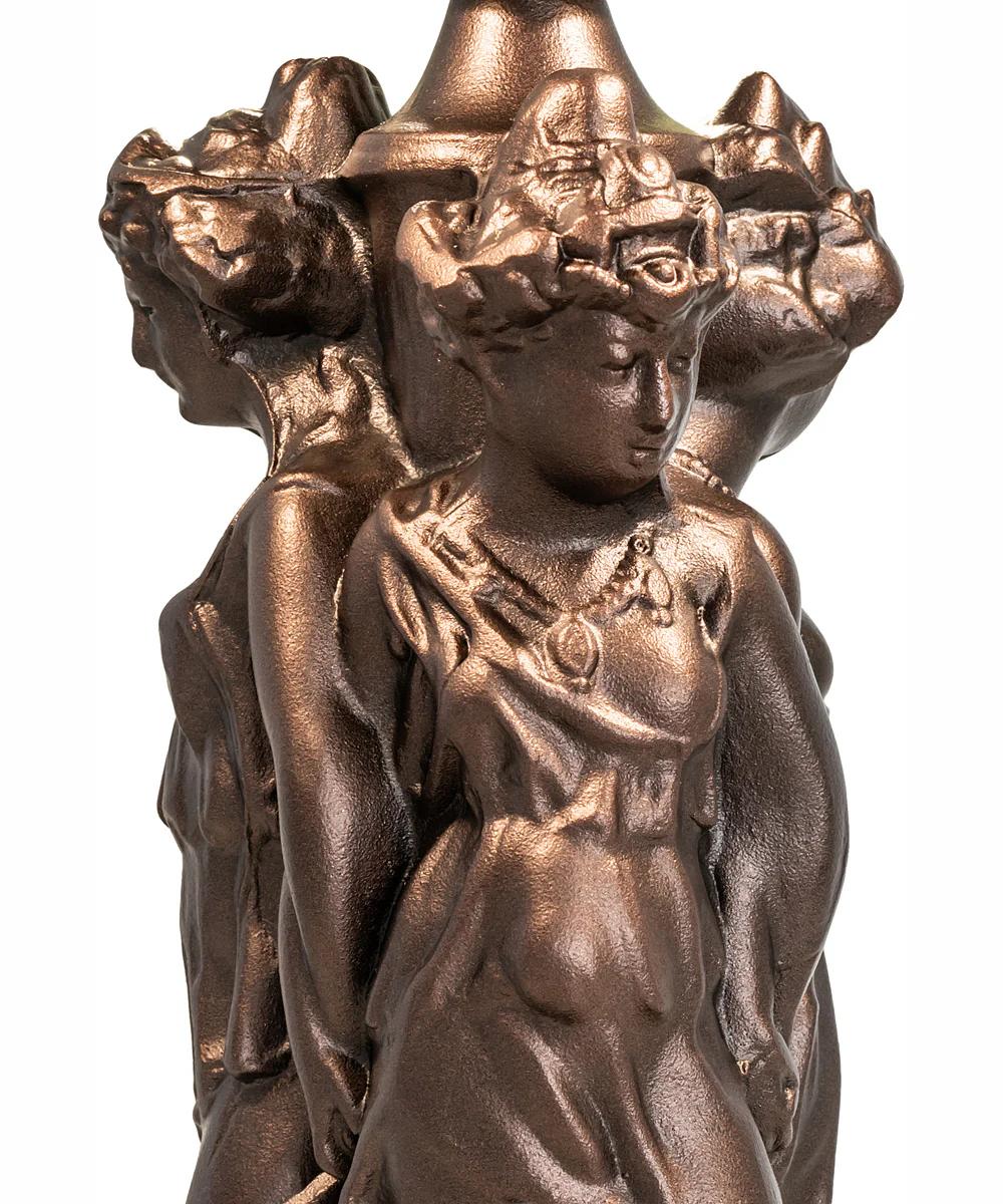 23" High Tiffany Candice 3 Light Table Lamp - Image 8