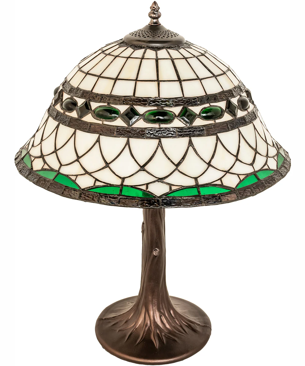 23" High Tiffany Roman Table Lamp - Image 3