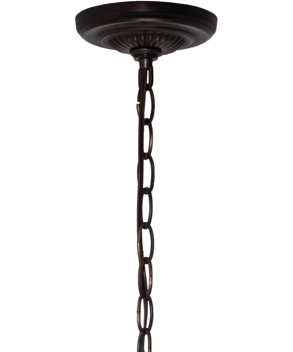 23" Wide Roseborder Pendant - Image 7