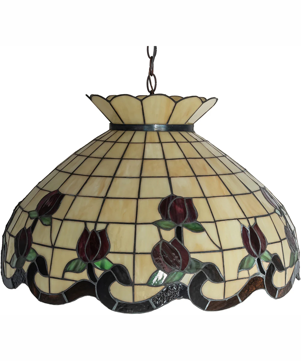 23" Wide Roseborder Pendant - Image 3