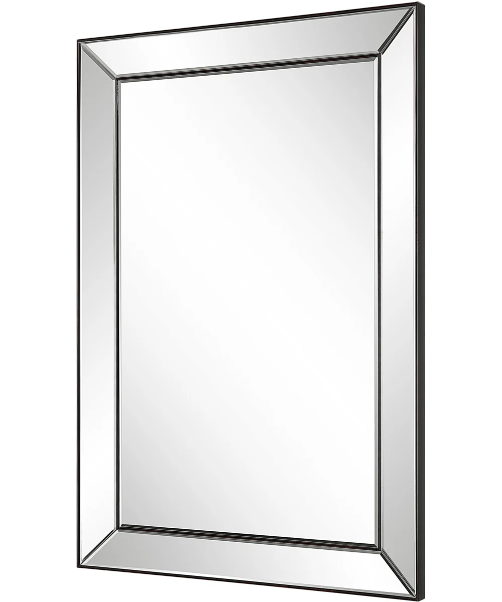 23x34" Wall Mirror in Dark Bronze - Image 4