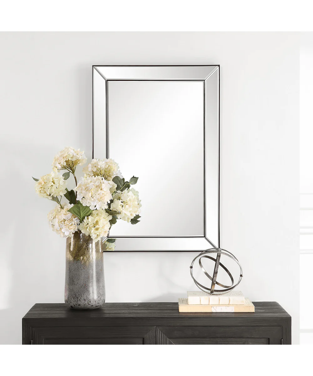 23x34" Wall Mirror in Dark Bronze - Image 6