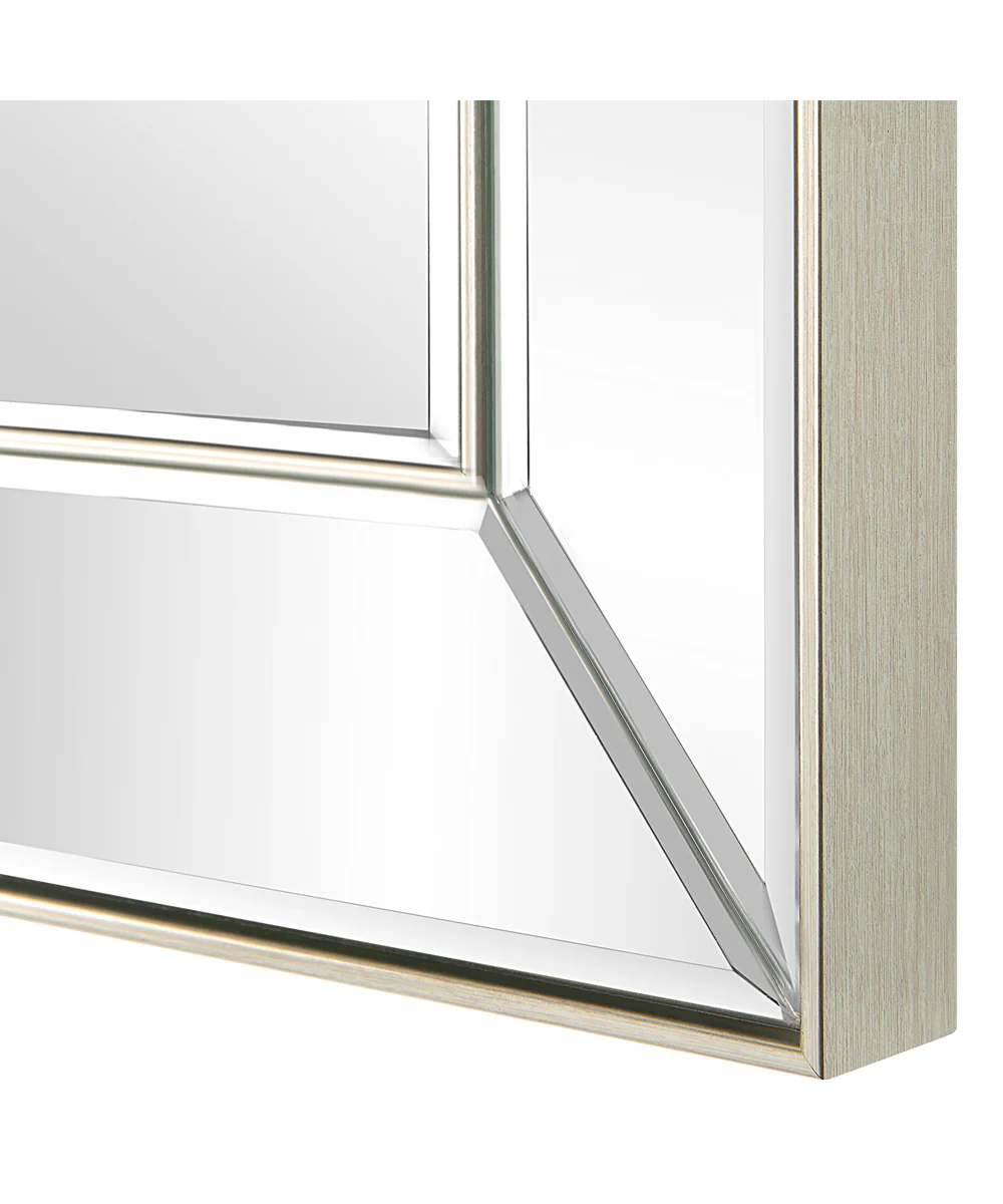 23x34" Wall Mirror in Nickel - Image 5