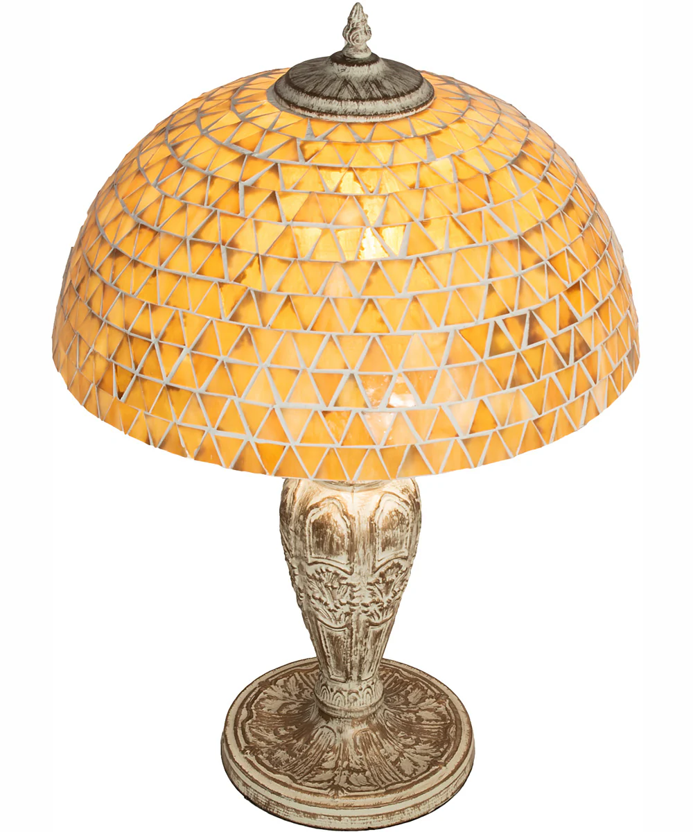 24" High Mosaic Dome Table Lamp - Image 4