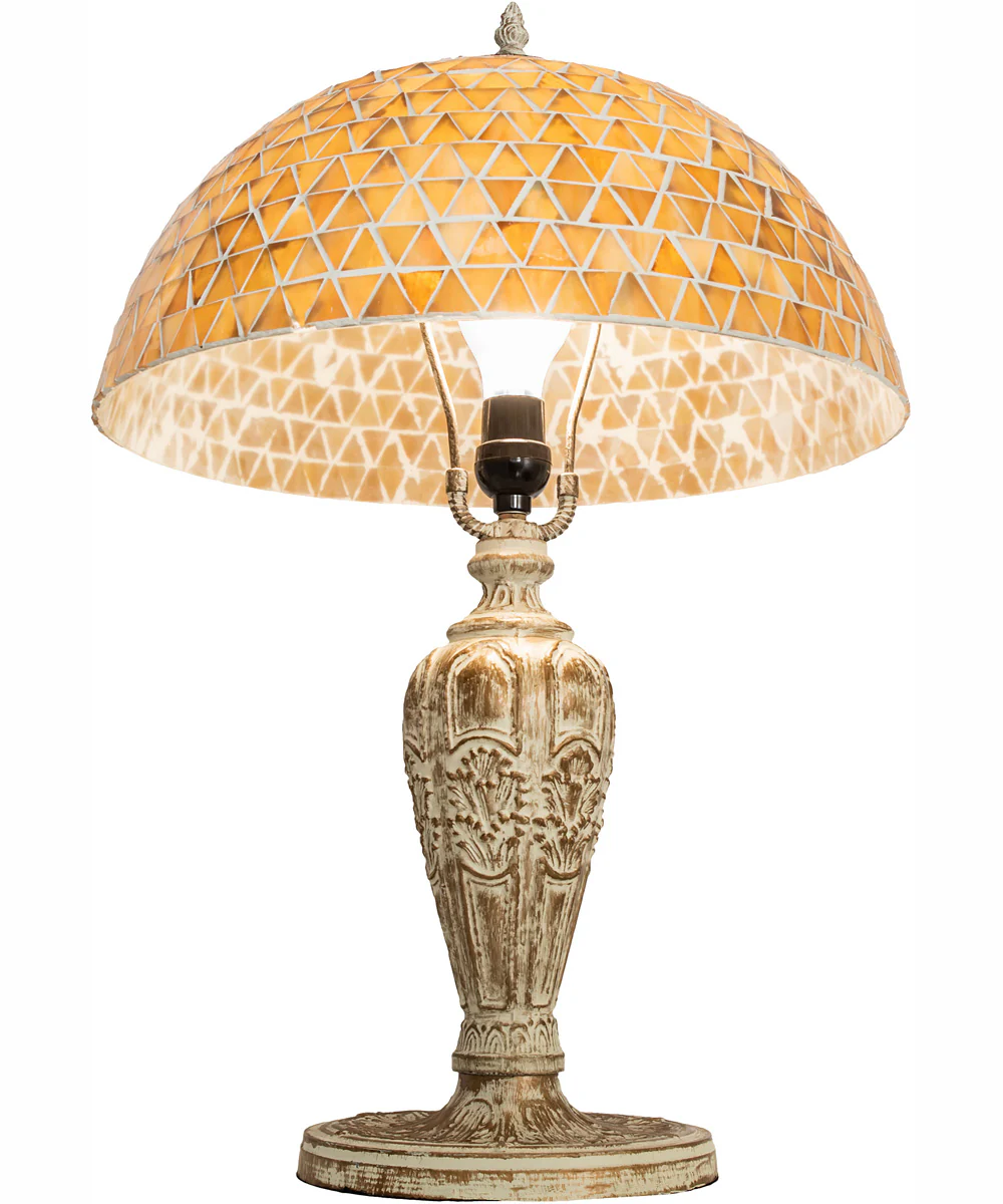 24" High Mosaic Dome Table Lamp - Image 6