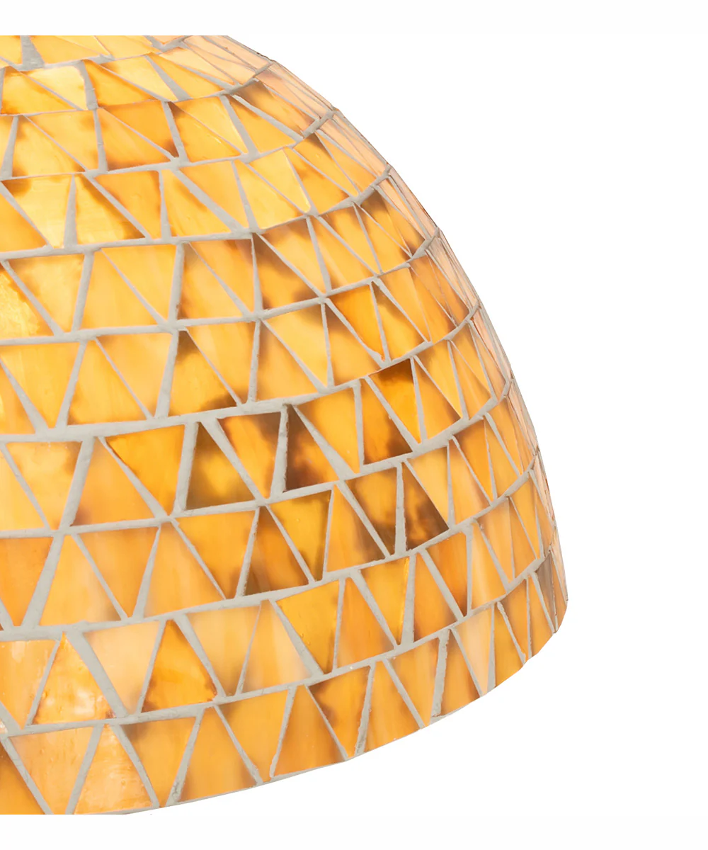 24" High Mosaic Dome Table Lamp - Image 7