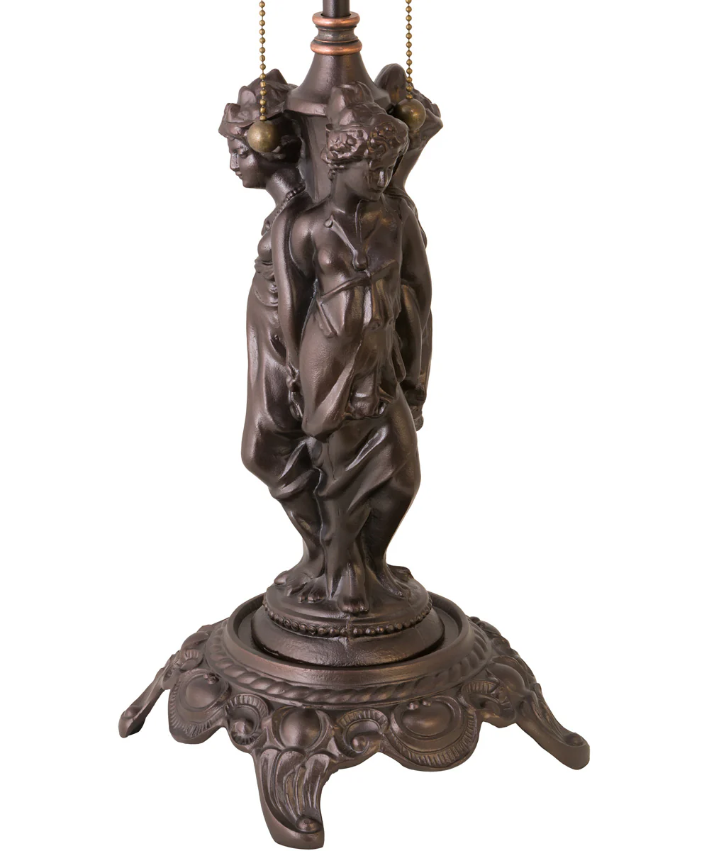 24" High Tiffany Rosebush Table Lamp - Image 4