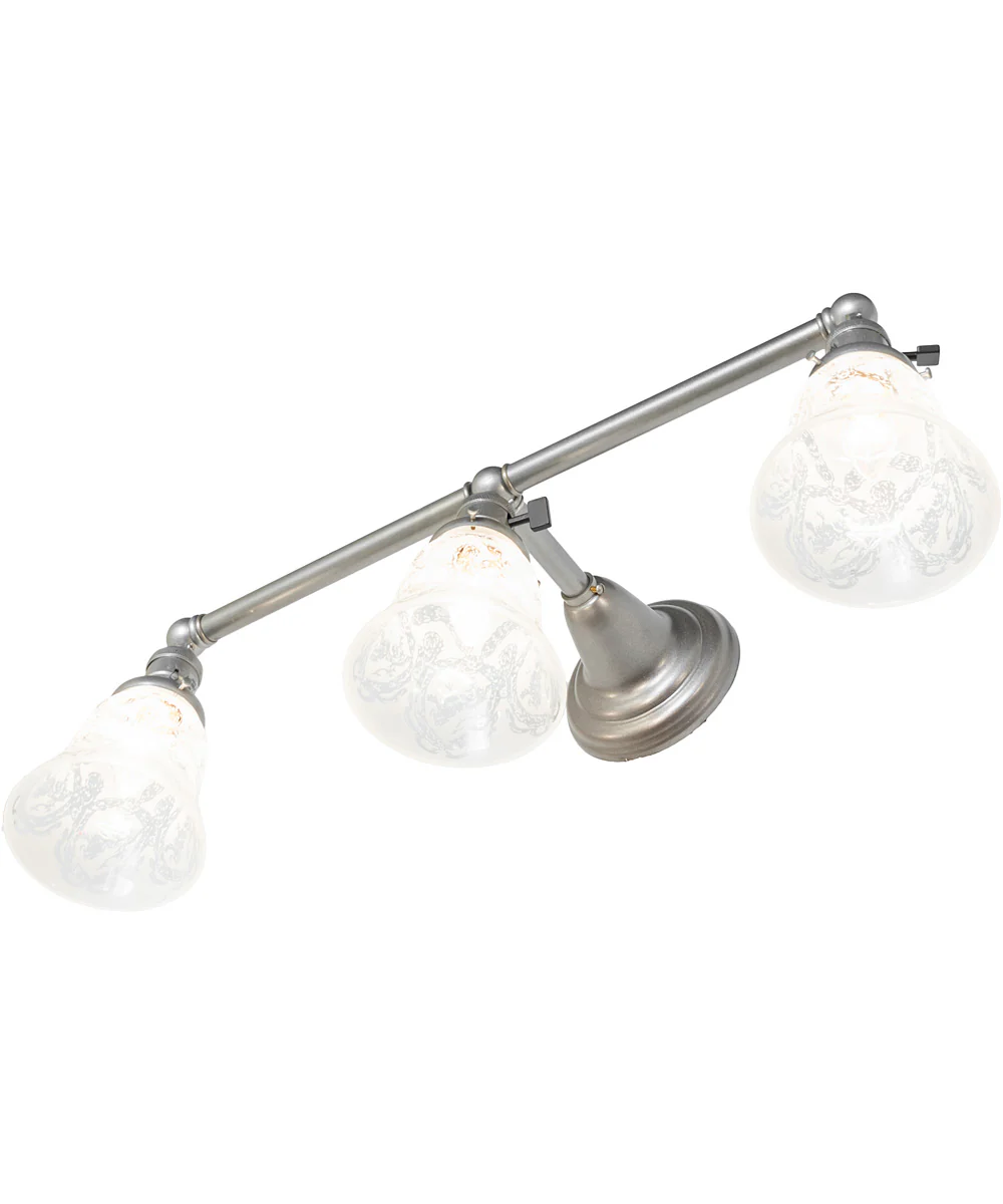 24" Wide Revival Wreath & Garland 3 Light Vanity Light - Image 5
