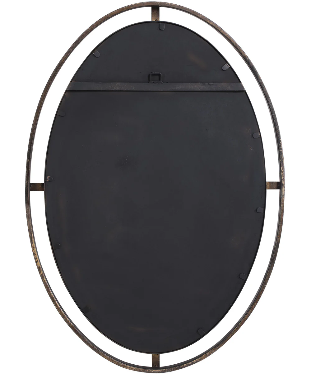 24x35" Wall Mirror Distressed Rustic Bronze - Image 6