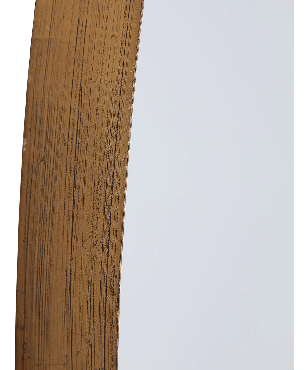 24x35" Wall Mirror Hand Finished in Gold Leaf - Image 5