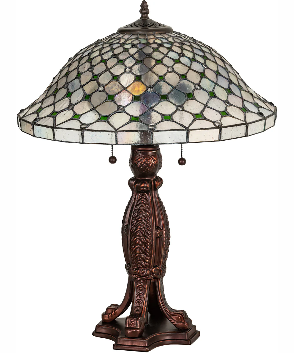 25" High Diamond & Jewel Table Lamp - Image 3