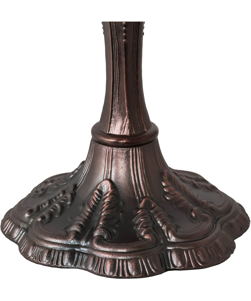26" High Tiffany Turning Leaf Table Lamp - Image 6