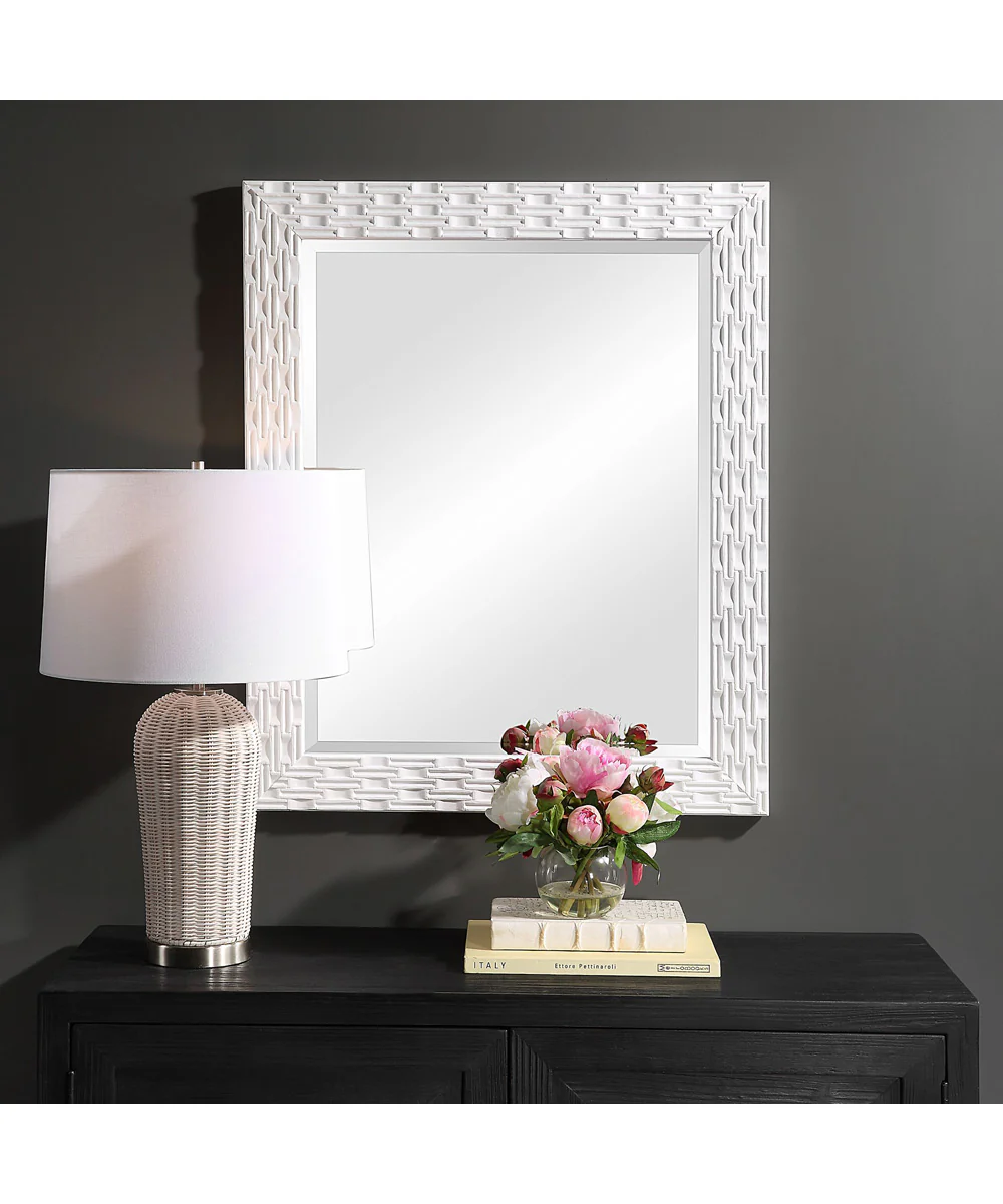 27x33" Wall Mirror Soft White - Image 2