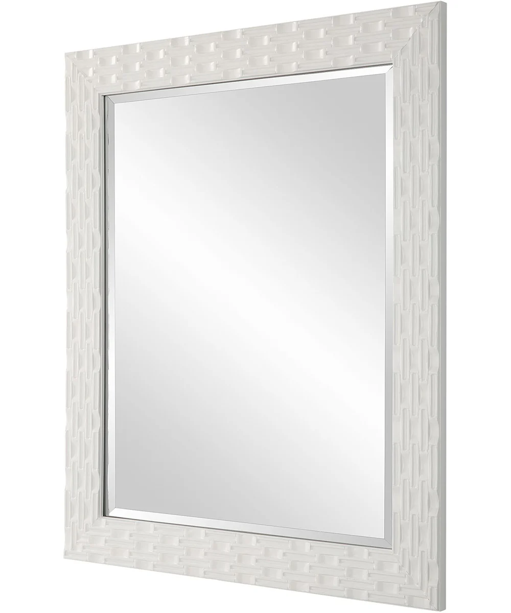 27x33" Wall Mirror Soft White - Image 4