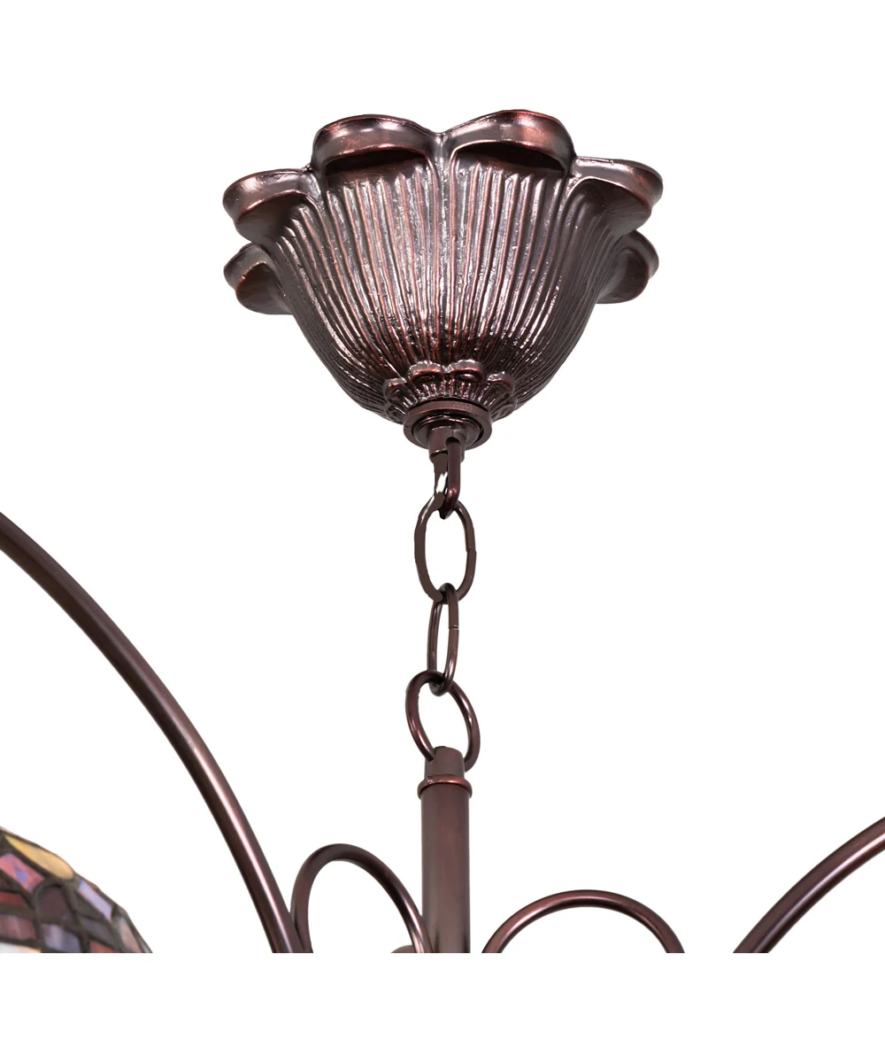 28" Wide Candice 3 Light Chandelier - Image 8