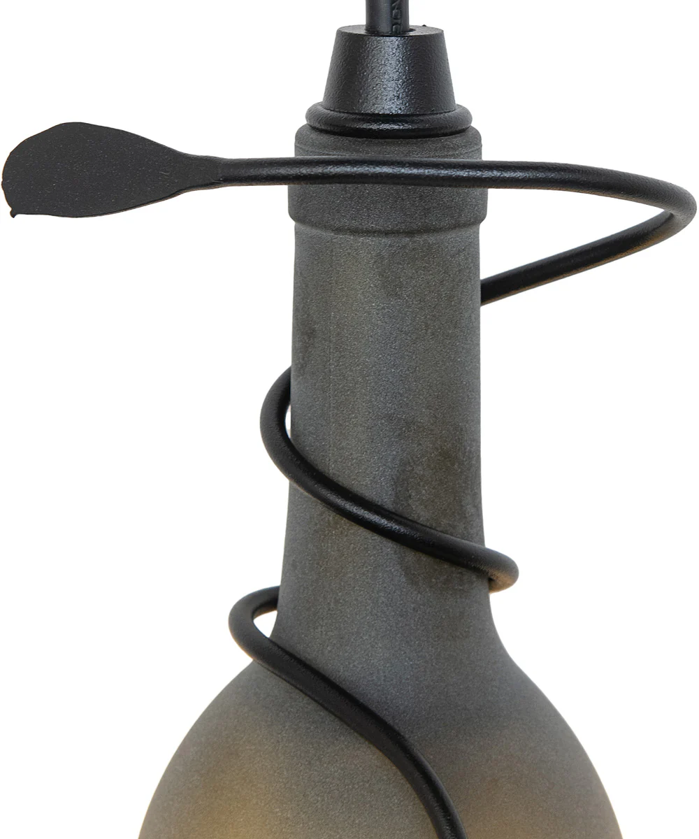 3" Wide Tuscan Vineyard Wine Bottle Mini Pendant - Image 4