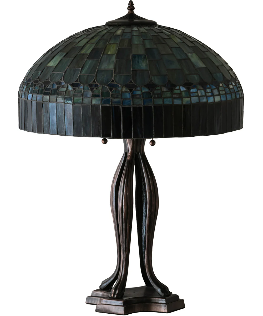 30" High Tiffany Candice Table Lamp - Image 2