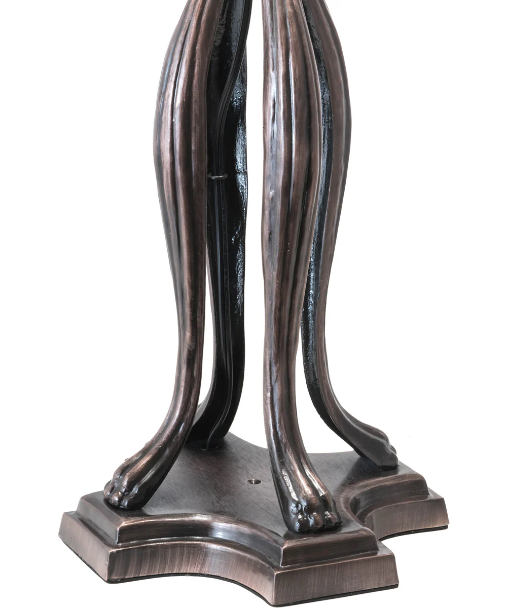 30" High Tiffany Rosebush Table Lamp - Image 6
