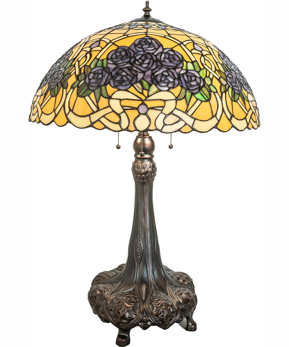 31" High Rose Bouquet Table Lamp - Image 5