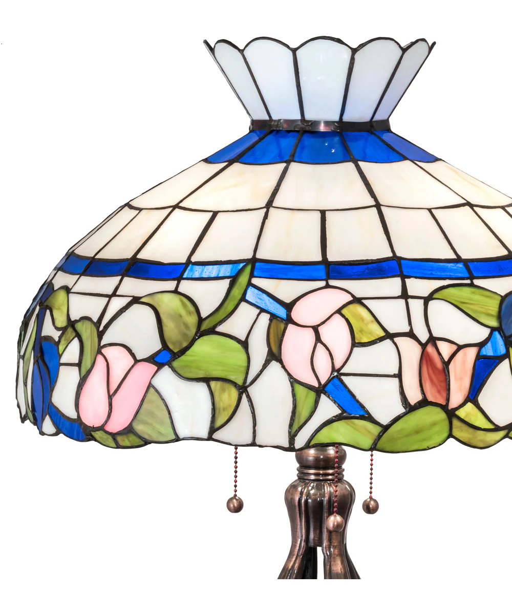 31" High Rose Vine Table Lamp - Image 4