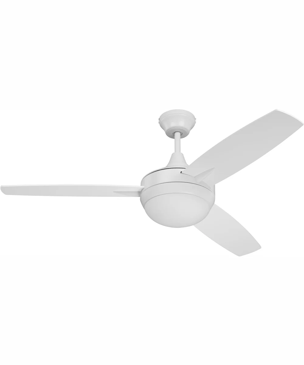 48" Targas 48" 1-Light Ceiling Fan White