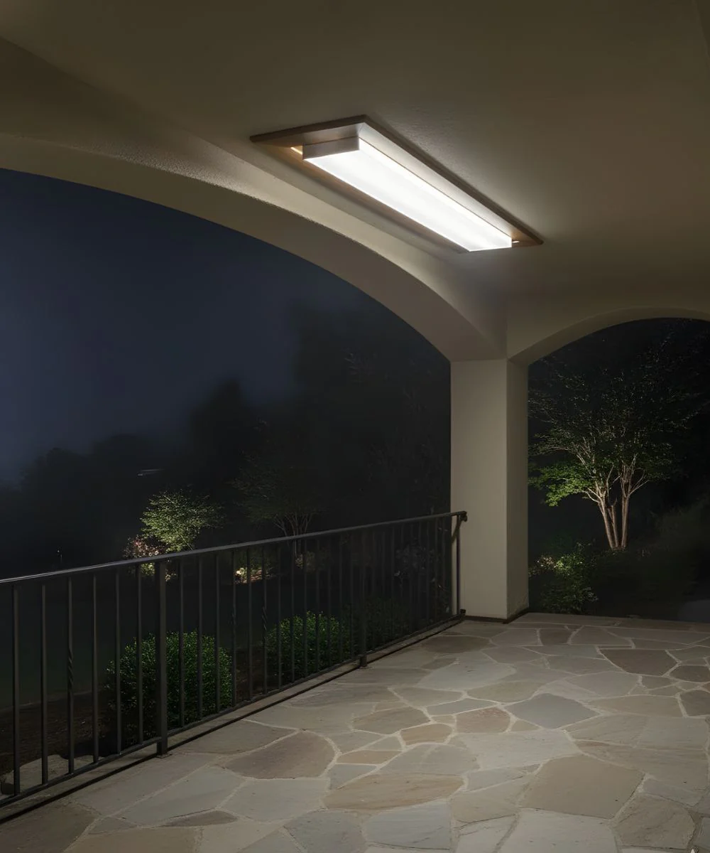 49"W Prismatic Wraparound 1-Light Integrated LED Light LightStrip Ceiling Light Fixture by RP Lighting - Image 3