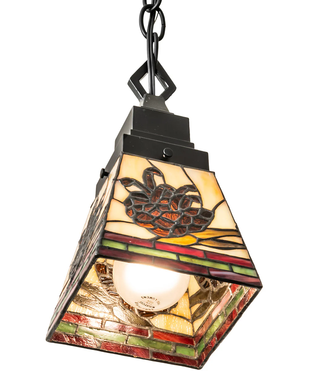 5" Square Pinecone Mini Pendant - Image 5