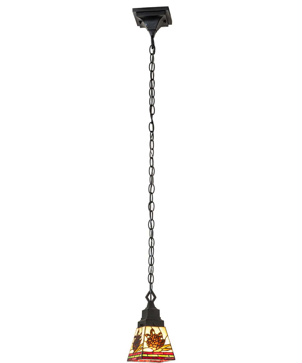 5" Square Pinecone Mini Pendant - Image 9
