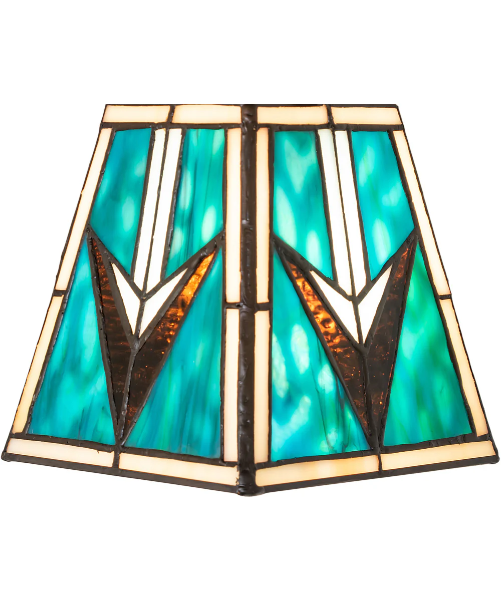 5" Square Valencia Mission Flushmount - Image 7