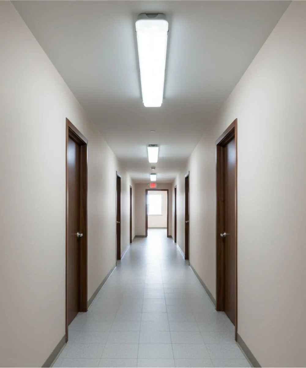 50"w Linear Vapor Tight 1-Light Integrated LED Light Strip [6 PACK] by RP Lighting - Image 2