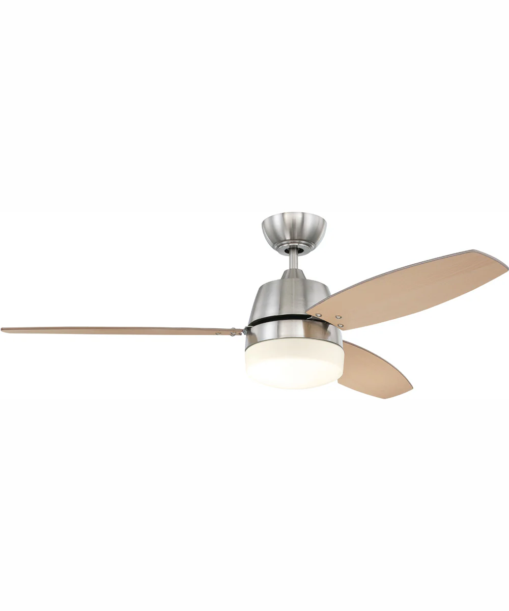 52" Beltre 1-Light Ceiling Fan Brushed Polished Nickel - Image 2