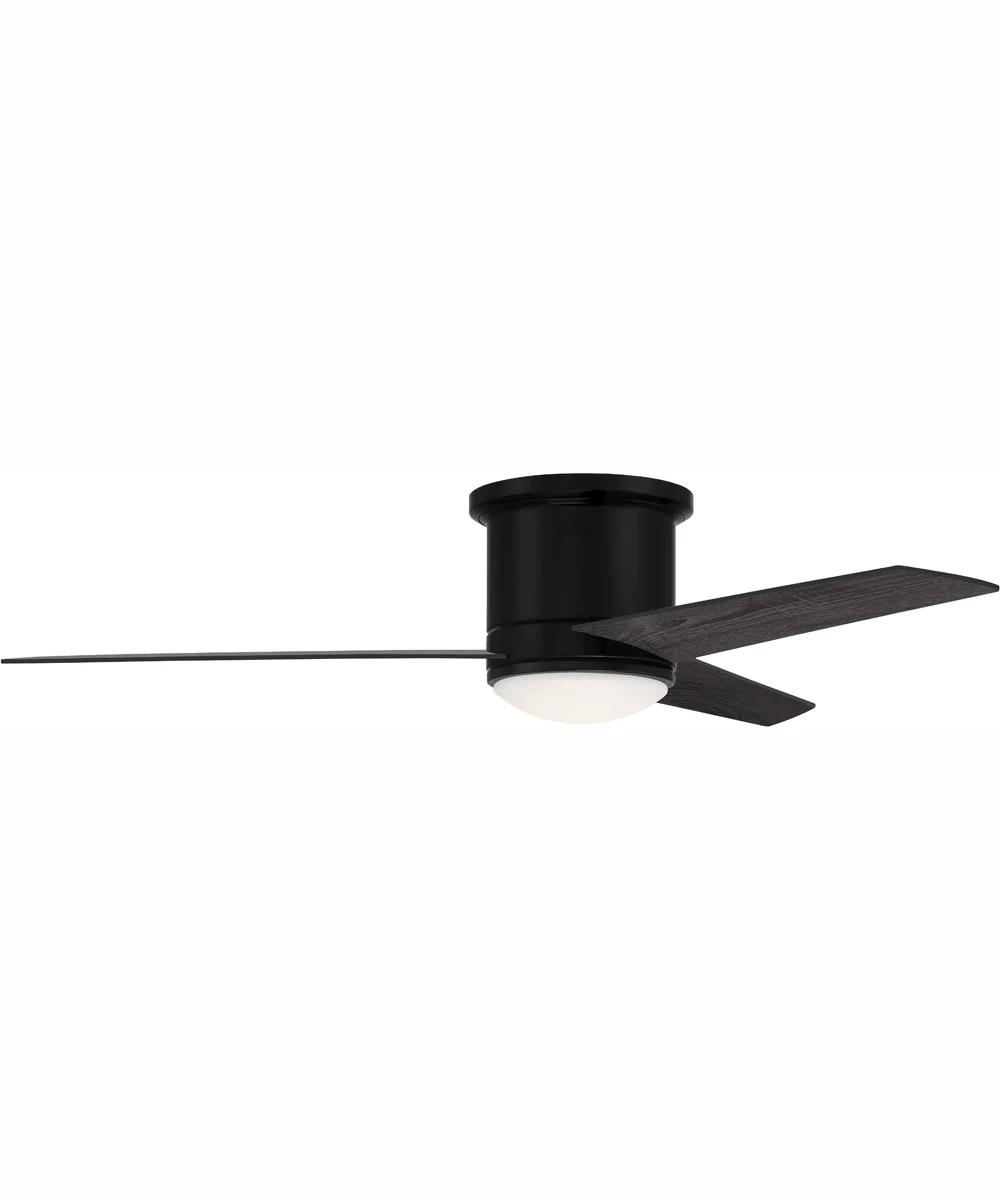 52" Cole 1-Light Ceiling Fan Flat Black - Image 3