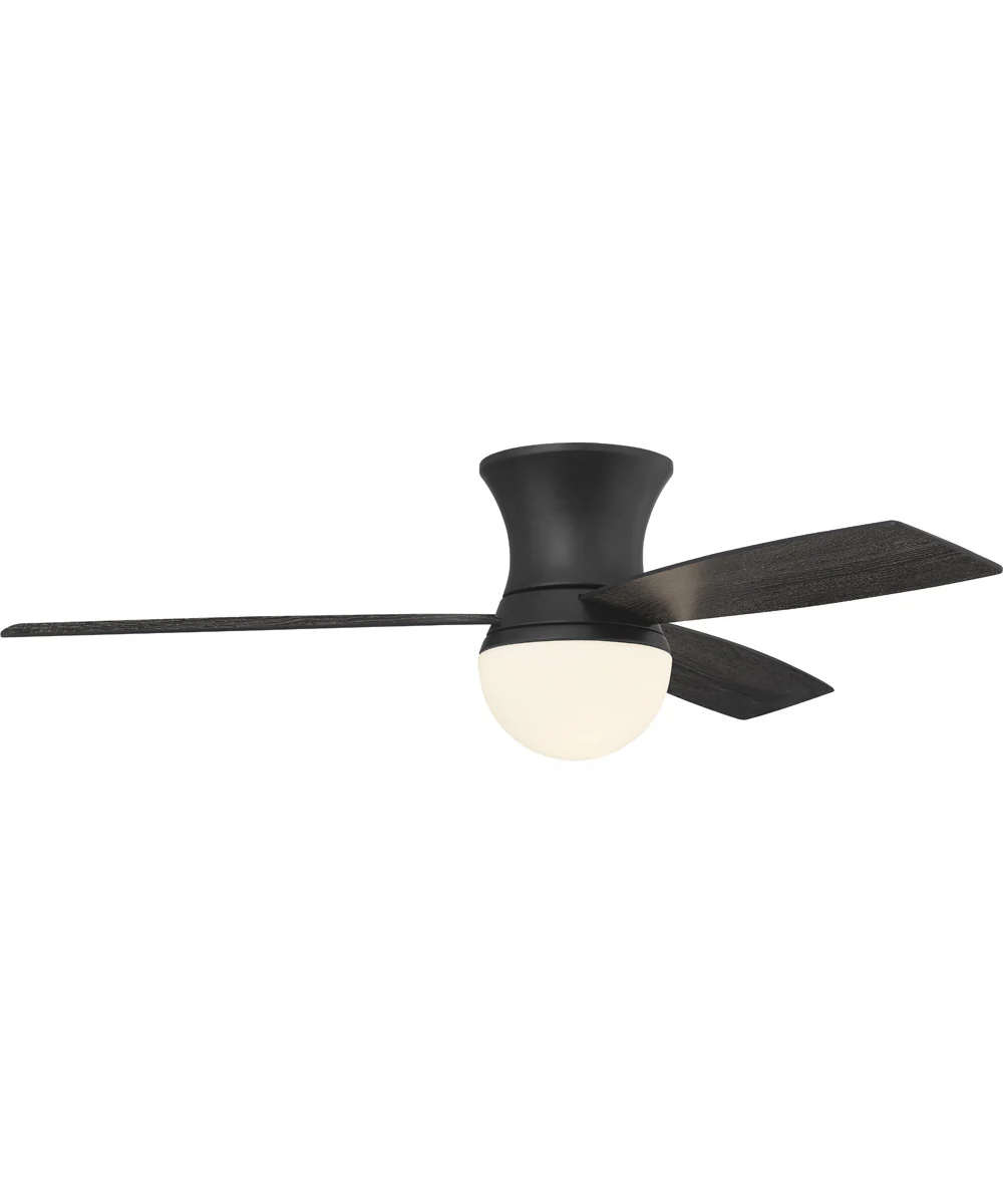 52" Daybreak 1-Light Ceiling Fan Flat Black - Image 4