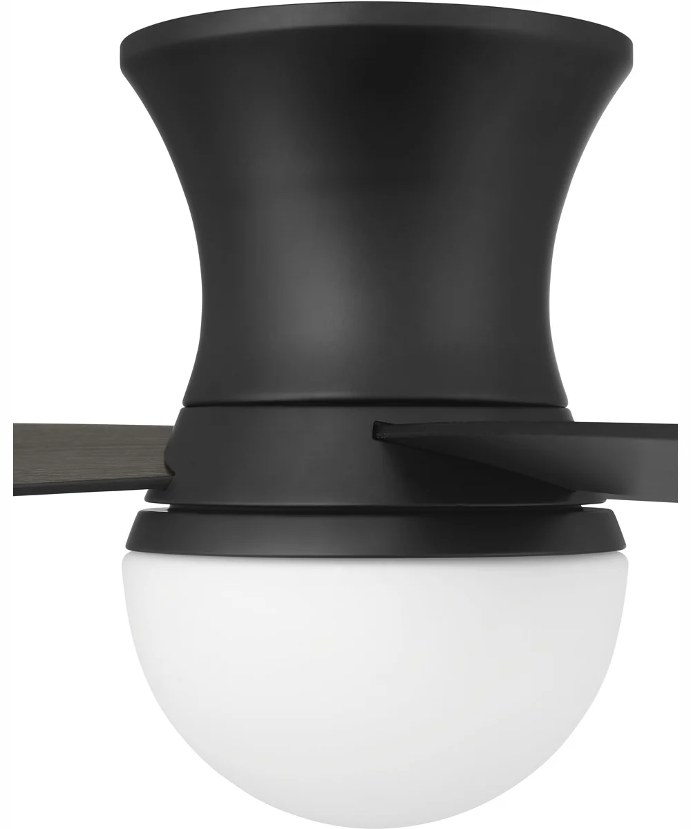 52" Daybreak 1-Light Ceiling Fan Flat Black - Image 5