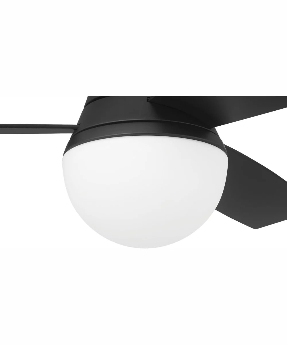 52" Daybreak 1-Light Ceiling Fan Flat Black - Image 7