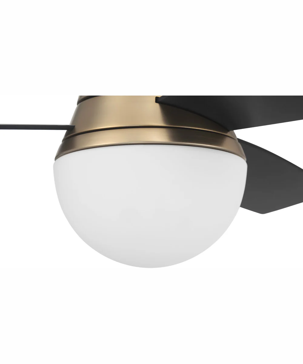 52" Daybreak 1-Light Ceiling Fan Satin Brass - Image 7