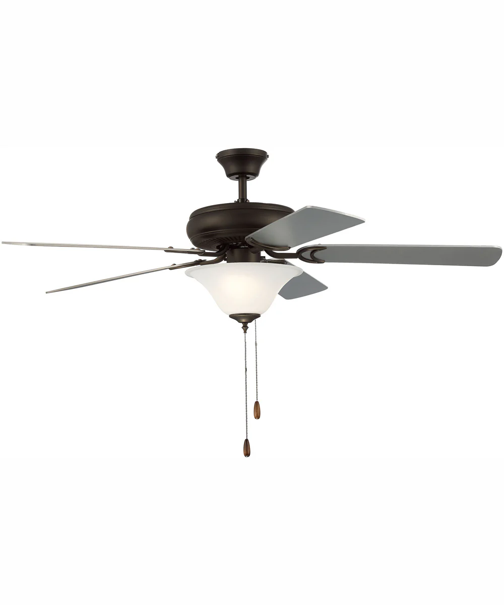 52" Decorator's Choice 2-Light Ceiling Fan Espresso - Image 2