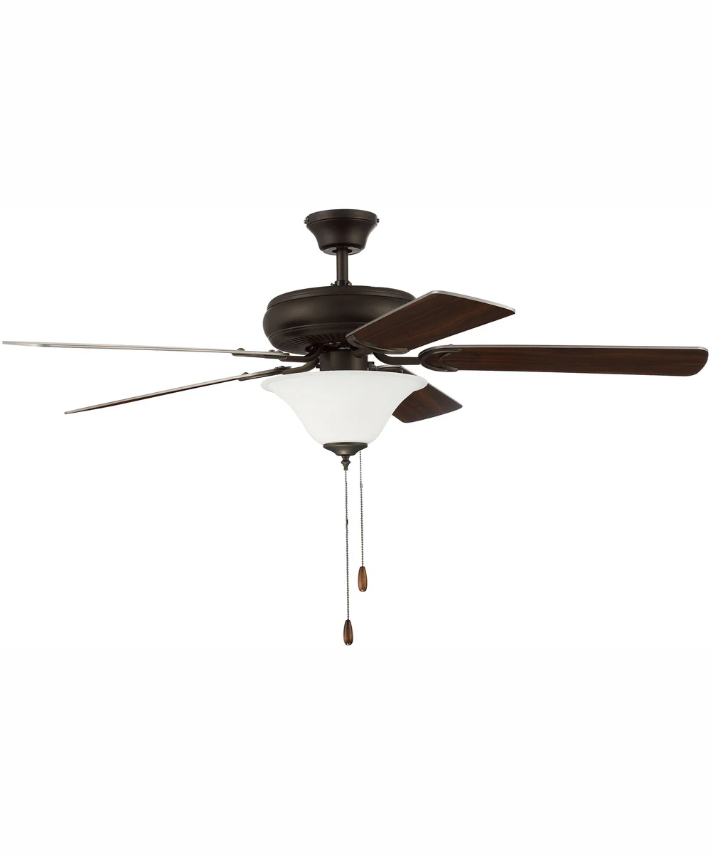 52" Decorator's Choice 2-Light Ceiling Fan Espresso - Image 4